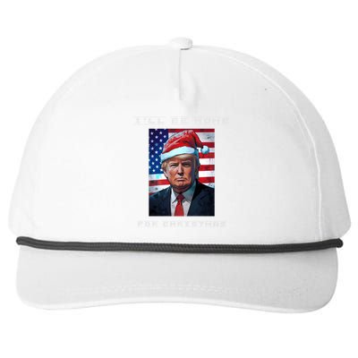 Donald Trump Ill Be Home For Christmas Inauguration Snapback Five-Panel Rope Hat