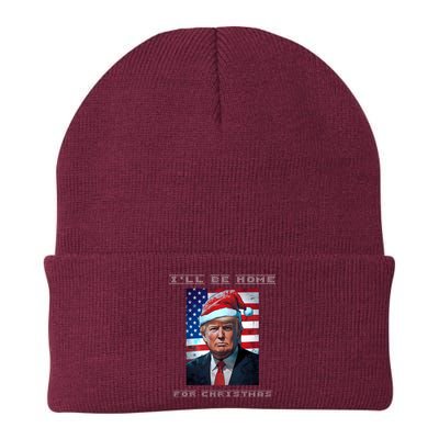 Donald Trump Ill Be Home For Christmas Inauguration Knit Cap Winter Beanie