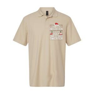 Due To Inflation This Is My Ugly Sweater For Christmas Softstyle Adult Sport Polo