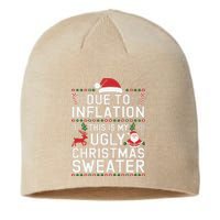 Due To Inflation This Is My Ugly Sweater For Christmas Sustainable Beanie