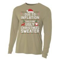 Due To Inflation This Is My Ugly Sweater For Christmas Cooling Performance Long Sleeve Crew