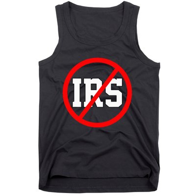 Defund The Irs Funny Abolish The Irs Anti Government Tax Tank Top