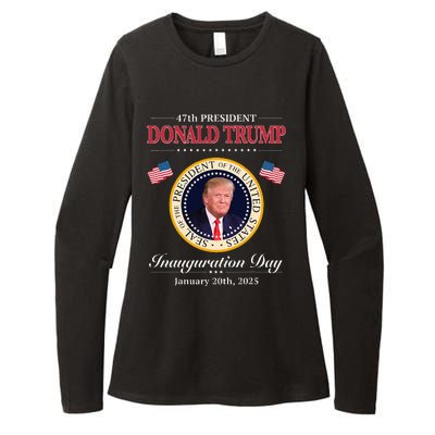 Donald Trump Inauguration Day 2025 47th Usa President Womens CVC Long Sleeve Shirt