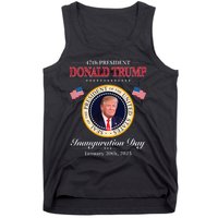 Donald Trump Inauguration Day 2025 47th Usa President Tank Top