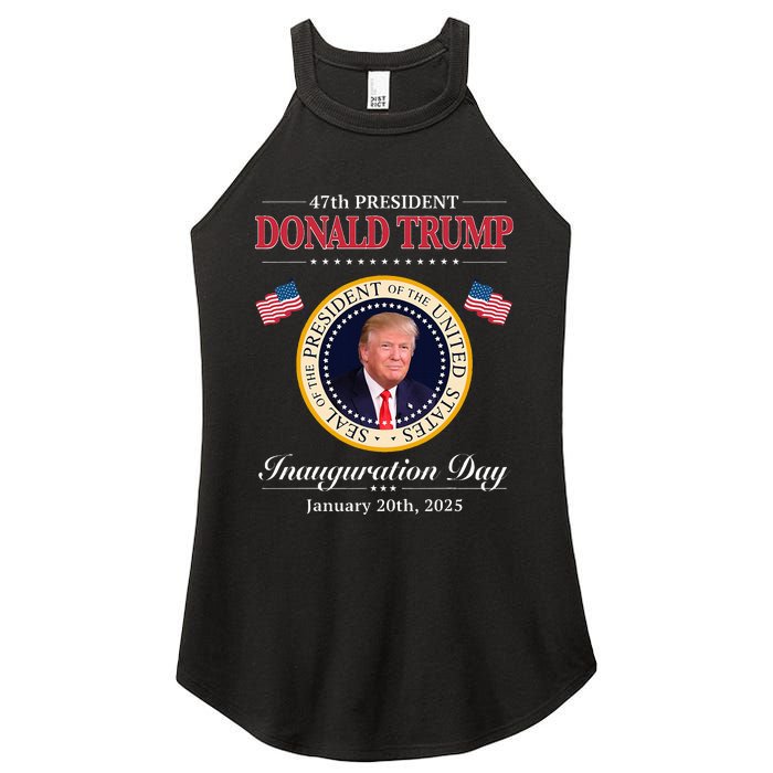 Donald Trump Inauguration Day 2025 47th Usa President Women's Perfect Tri Rocker Tank