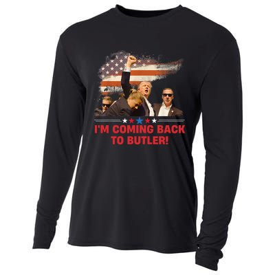 Donald Trump I’M Coming Back To Butler 2024 Cooling Performance Long Sleeve Crew