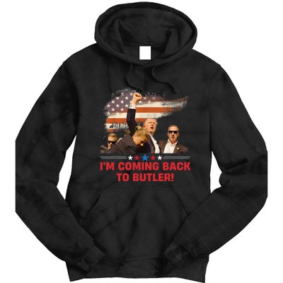 Donald Trump I’M Coming Back To Butler 2024 Tie Dye Hoodie