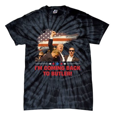 Donald Trump I’M Coming Back To Butler 2024 Tie-Dye T-Shirt