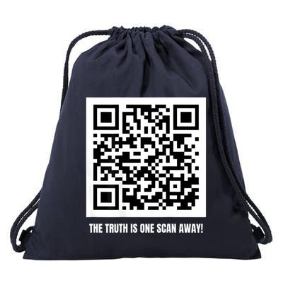 Donald Trump Is Your President Qr Trump Code Drawstring Bag