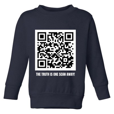 Donald Trump Is Your President Qr Trump Code Toddler Sweatshirt