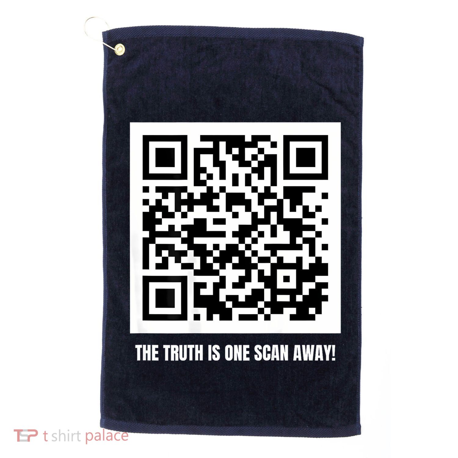 Donald Trump Is Your President Qr Trump Code Golf Towel