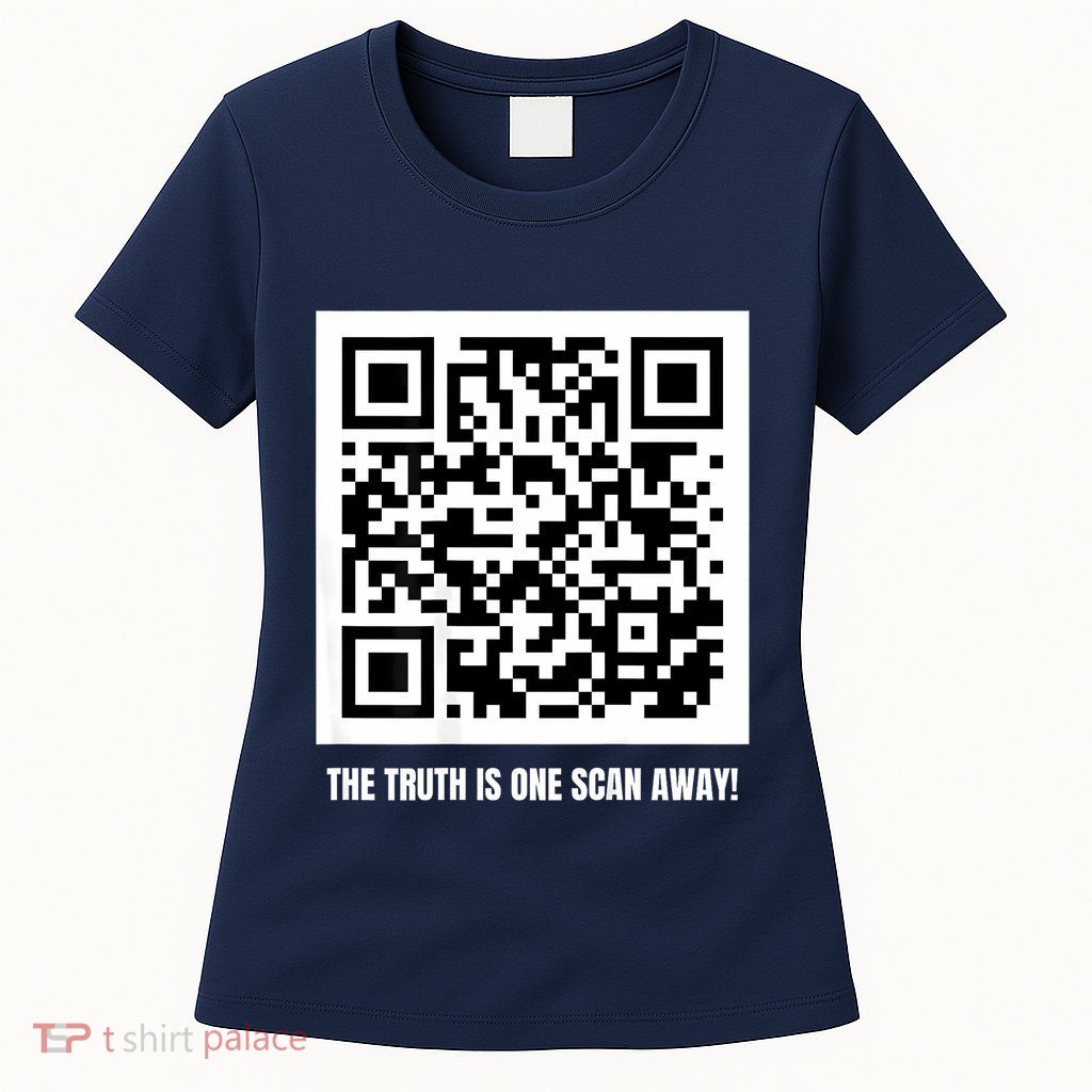 Donald Trump Is Your President Qr Trump Code Womens T-Shirt