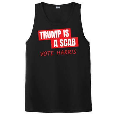 Donald Trump Is A Scab Vote Harris PosiCharge Competitor Tank