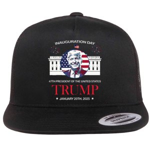 Donald Trump Inauguration Day 2025 Madam 47th President 47 Flat Bill Trucker Hat