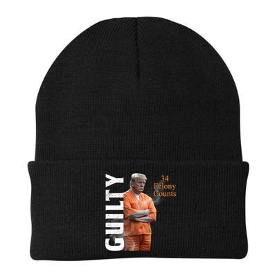Donald Trump Is Guilty 34 Felony Counts Beanie
