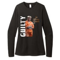 Donald Trump Is Guilty 34 Felony Counts Womens CVC Long Sleeve Shirt