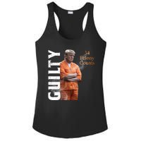 Donald Trump Is Guilty 34 Felony Counts Ladies PosiCharge Competitor Racerback Tank