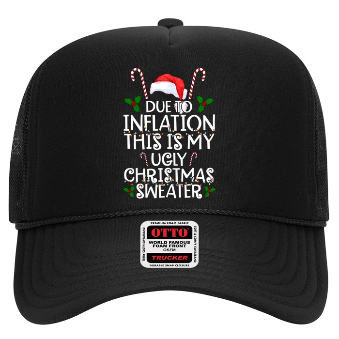 Due To Inflation This Is My Ugly Christmas Sweater Funny Hat