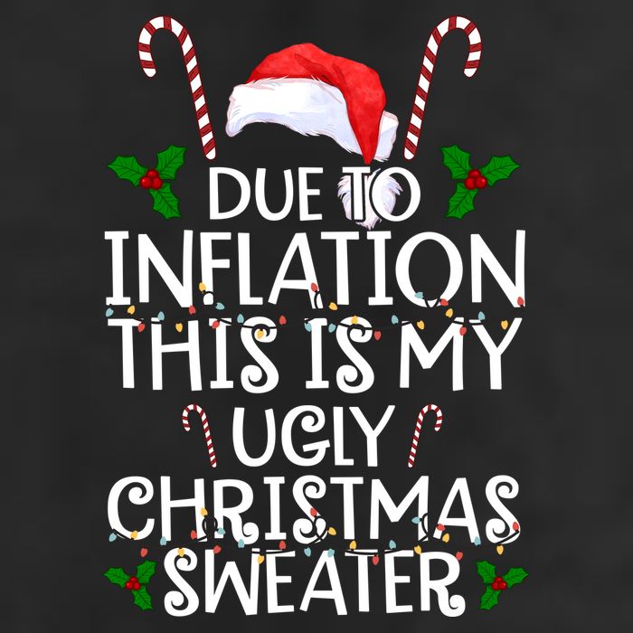 Due To Inflation This Is My Ugly Christmas Sweater Funny Hat