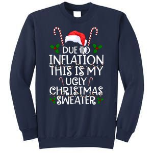 Due To Inflation This Is My Ugly Christmas Sweater Funny Sweatshirt