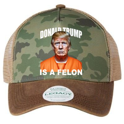 Donald Trump Is A Felon Legacy Tie Dye Trucker Hat