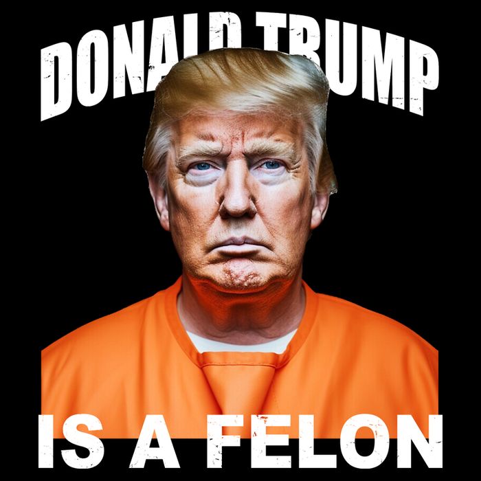 Donald Trump Is A Felon Tie-Dye T-Shirt