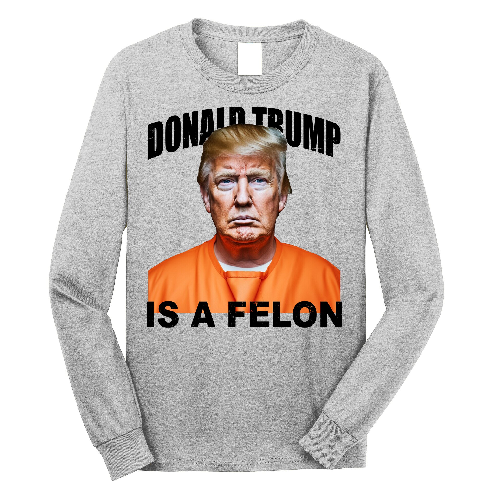 Donald Trump Is A Felon Long Sleeve Shirt