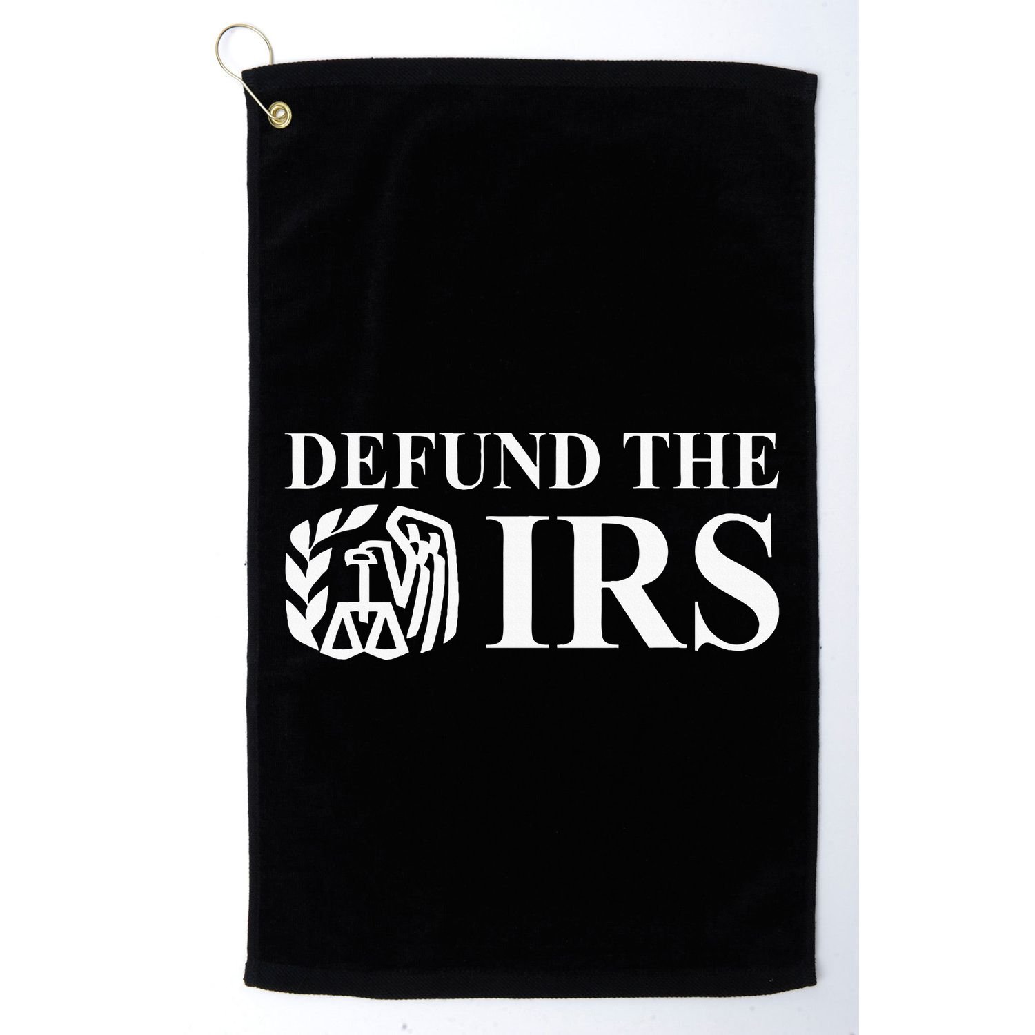 Defund The Irs Tax Return Patriot American Golf Towel