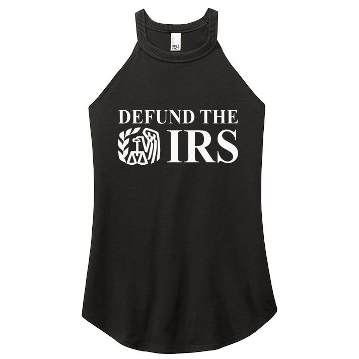 Defund The Irs Tax Return Patriot American Women's Perfect Tri Rocker Tank