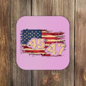 Donald Trump Inauguration Day 2025 47th President 47 Us Flagdonald Trump Inaugur Coaster