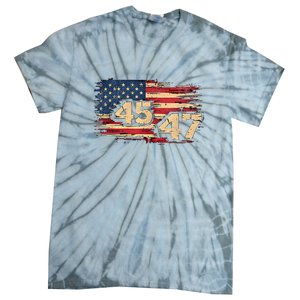 Donald Trump Inauguration Day 2025 47th President 47 Us Flagdonald Trump Inaugur Tie-Dye T-Shirt