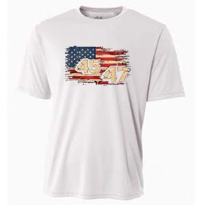 Donald Trump Inauguration Day 2025 47th President 47 Us Flagdonald Trump Inaugur Cooling Performance Crew T-Shirt