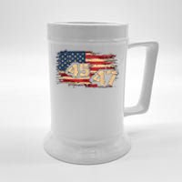 Donald Trump Inauguration Day 2025 47th President 47 Us Flagdonald Trump Inaugur Beer Stein