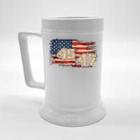 Donald Trump Inauguration Day 2025 47th President 47 Us Flagdonald Trump Inaugur Beer Stein