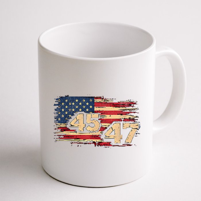 Donald Trump Inauguration Day 2025 47th President 47 Us Flagdonald Trump Inaugur Coffee Mug