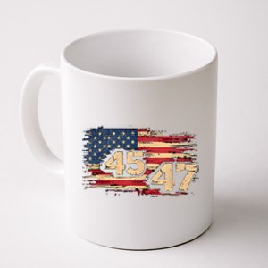 Donald Trump Inauguration Day 2025 47th President 47 Us Flagdonald Trump Inaugur Coffee Mug