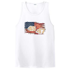 Donald Trump Inauguration Day 2025 47th President 47 Us Flagdonald Trump Inaugur PosiCharge Competitor Tank