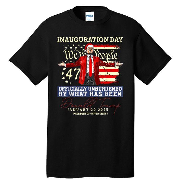 Donald Trump Inauguration Day 2025 47th President Trump 47 Tall T-Shirt