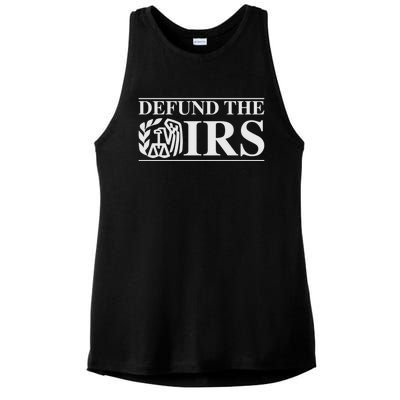 Defund The IRS Ladies PosiCharge Tri-Blend Wicking Tank