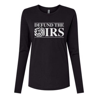 Defund The IRS Womens Cotton Relaxed Long Sleeve T-Shirt