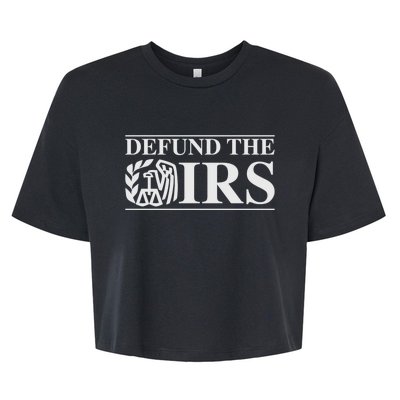 Defund The IRS Bella+Canvas Jersey Crop Tee