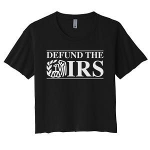 Defund The IRS Women's Crop Top Tee