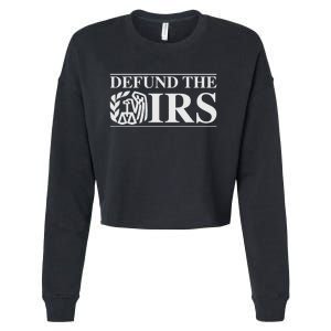 Defund The IRS Cropped Pullover Crew