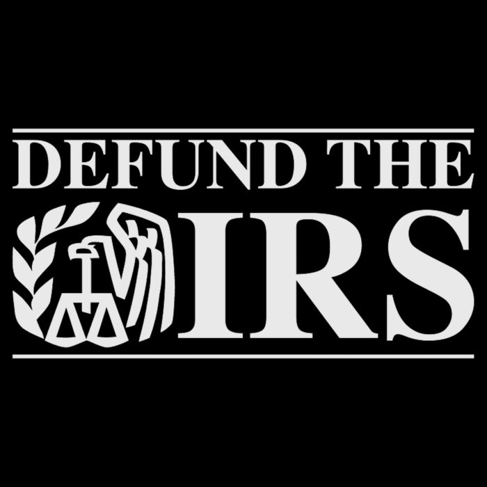 Defund The IRS Cropped Pullover Crew