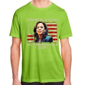 Donald Trump Is A Scab Vote Harris Adult ChromaSoft Performance T-Shirt