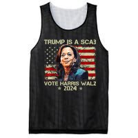 Donald Trump Is A Scab Vote Harris Mesh Reversible Basketball Jersey Tank