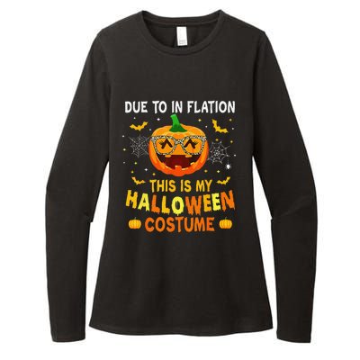 Due To Inflation This Is My Halloween Costume Womens CVC Long Sleeve Shirt