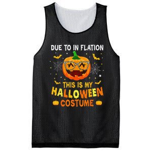 Due To Inflation This Is My Halloween Costume Mesh Reversible Basketball Jersey Tank