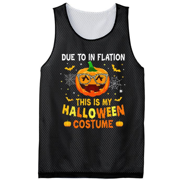 Due To Inflation This Is My Halloween Costume Mesh Reversible Basketball Jersey Tank