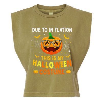 Due To Inflation This Is My Halloween Costume Garment-Dyed Women's Muscle Tee